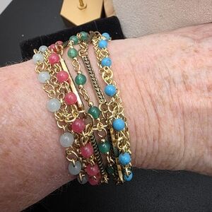 Elegant Multicolor Beaded Bracelet (1864)